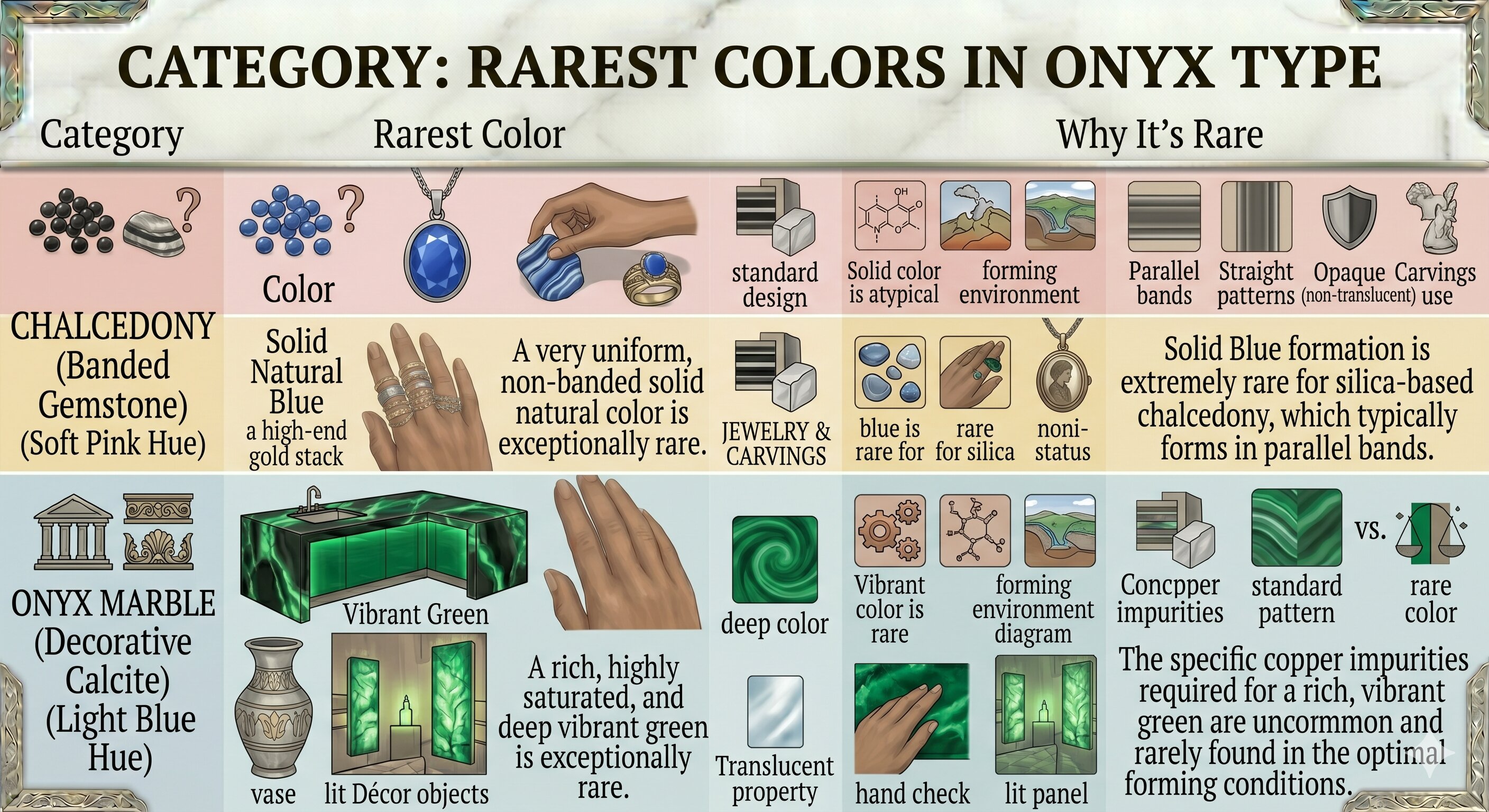 rarest colors in onyx type